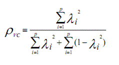 Composite Reliability Formula