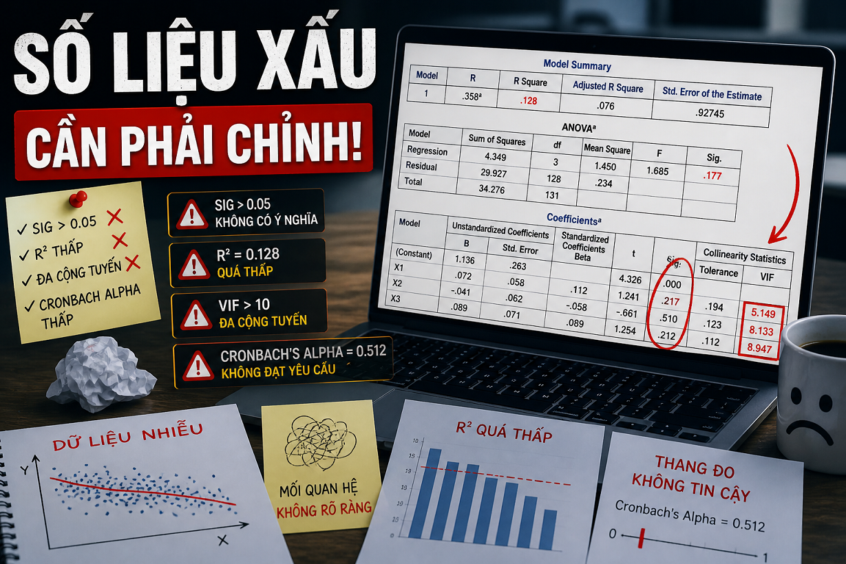 chỉnh số liệu